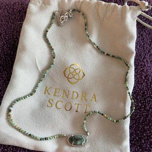 Kenra Scott multi-colored beaded necklace with stone